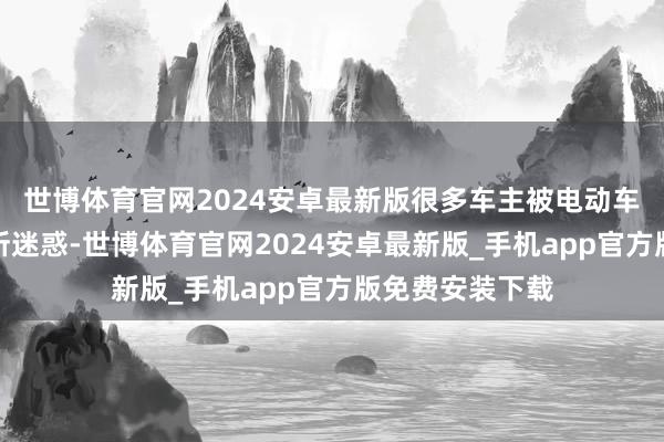 世博体育官网2024安卓最新版很多车主被电动车的低充电本钱所迷惑-世博体育官网2024安卓最新版_手机app官方版免费安装下载