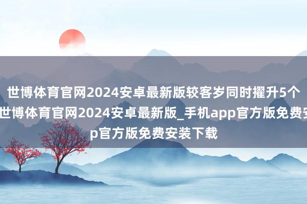 世博体育官网2024安卓最新版较客岁同时擢升5个百分点-世博体育官网2024安卓最新版_手机app官方版免费安装下载