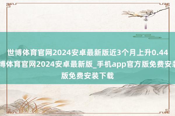 世博体育官网2024安卓最新版近3个月上升0.44%-世博体育官网2024安卓最新版_手机app官方版免费安装下载